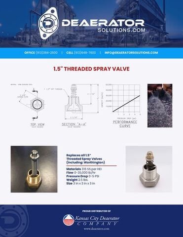 1.5″ Threaded Spray Valve